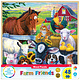 Wood Fun Facts - Farm Friends 48pc Wood Puzzle