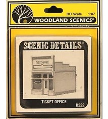 Woodland Scenics HO Ticket Office