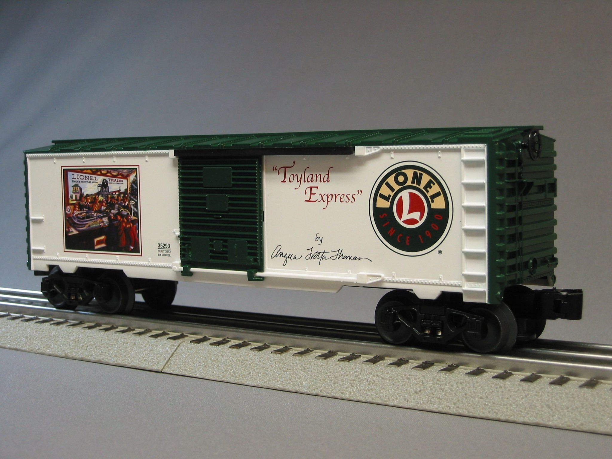 Lionel 6-35293 Angela Trotta Thomas Toyland Express Xmas Boxcar