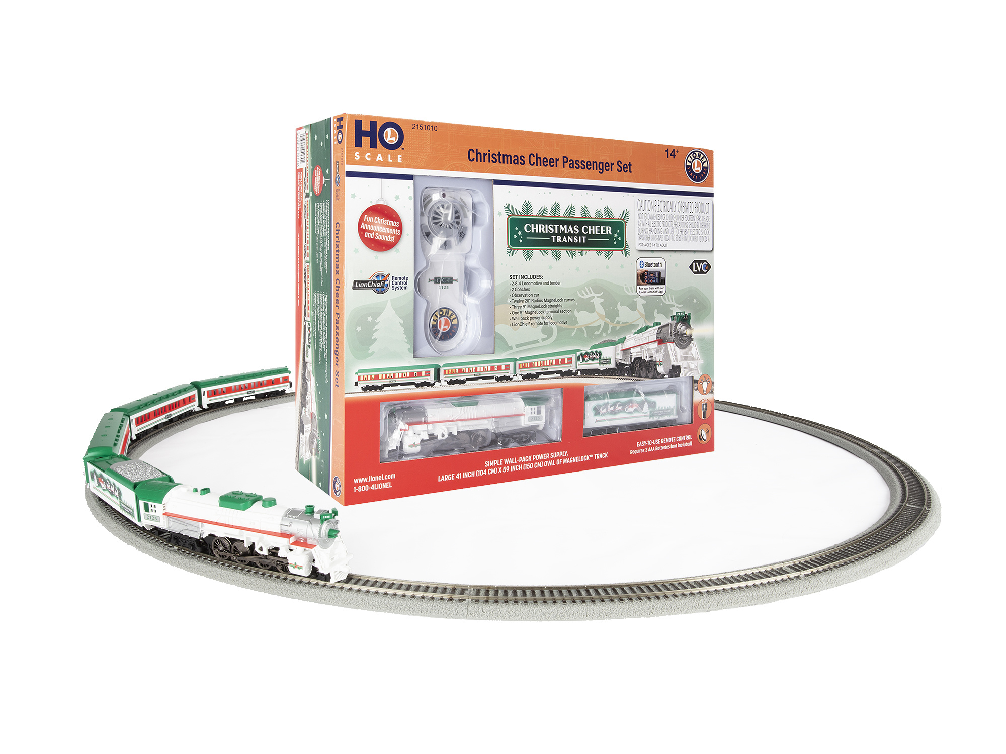 Lionel Lionel Christmas Cheer Pasenger Set