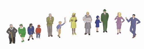 MTH - RailKing 3011067	 - 	FIGURES PASSENGER