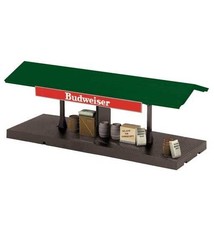 MTH - RailKing 309171	 - 	BUDWEISER FREIGHT PLATFORM OPER