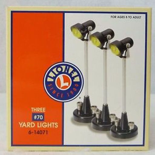 Lionel 14071	 - 	# 70 YARD LIGHTS 3 pk