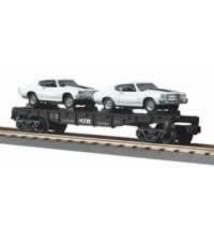 MTH - RailKing 307680	 - 	FLAT CAR W/1970 CHEVELLE