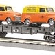 MTH - RailKing 307681	 - 	FLAT W/PANEL VANS 1951