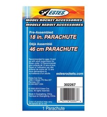 ESTES ROCKET 18 Inch PRINTED PARACHUTE