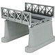MTH - RailKing 401108	 - 	GIRDER BRIDGE SILVER 2 TRACK