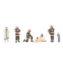 MTH - RailKing 3011060	 - 	6-Piece Figure Set FIRE SCENE