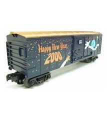 MTH - RailKing 307460	 - 	BOX CAR - NEW YEARS 2000 HOLIDAY