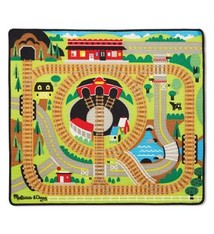 Melissa & Doug ROUND THE RAILS TRAIN RUG