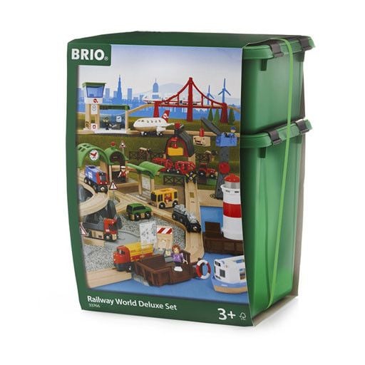 BRIO - RAILWAY WORLD DELUXE SET - Bussinger Trains & Toys!