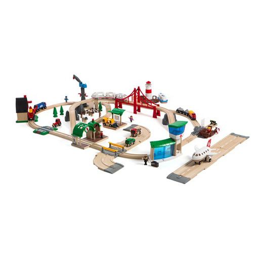 BRIO RAILWAY WORLD DELUXE SET