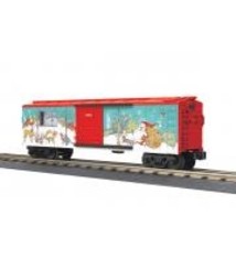 MTH - RailKing MTH Christmas Box Car w/Power Meter