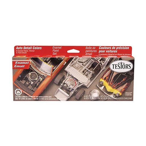 Testors 9120	 - 	PAINT AUTO DETAIL 8pcs