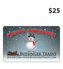 Bussinger Trains $25 Gift Card
