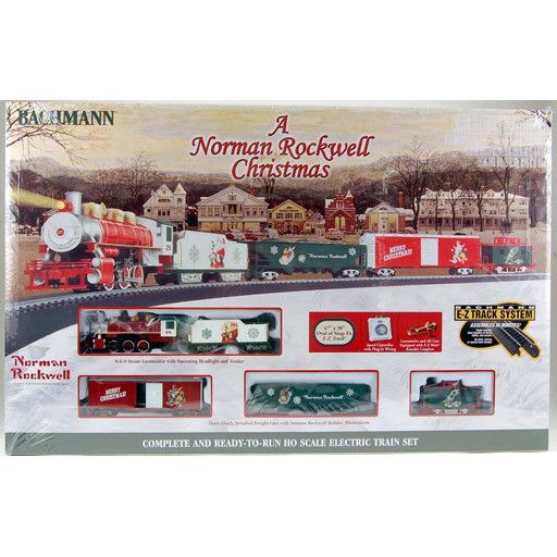 bachmann norman rockwell train set