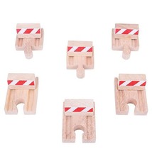 Big Jig Toys BUFFERS SET - Wooden Track