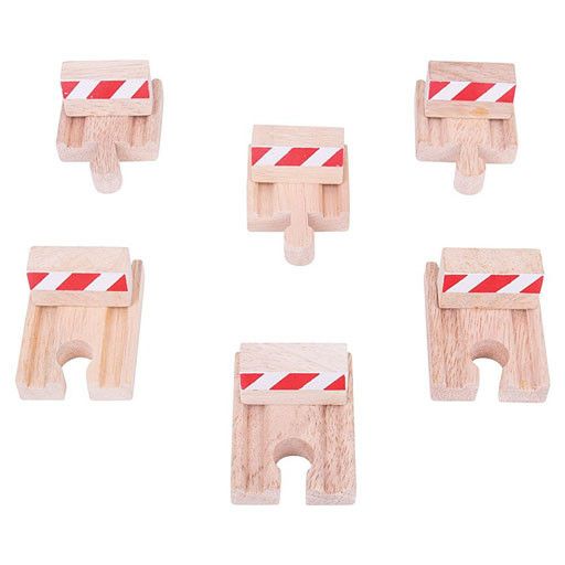 Big Jig Toys BUFFERS SET - Wooden Track