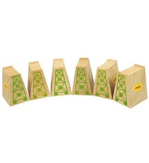 Big Jig Toys HIGH LEVEL BLOCKS  - for Wooden Track