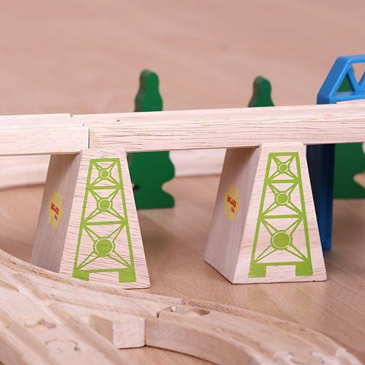 Big Jig Toys HIGH LEVEL BLOCKS  - for Wooden Track