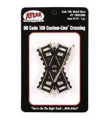ATLAS 174	 - 	HO 45 DEGREE CROSSING