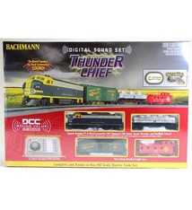 BACHMANN 826 THUNDER CHIEF SET - HO - DCC Train Set, Santa Fe (DCC sound-equipped)