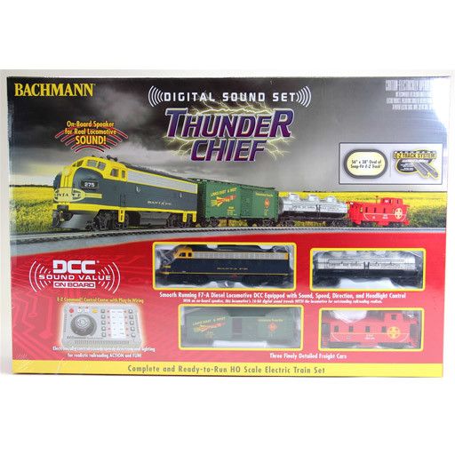 bachmann ho 00826 thunder chief train set