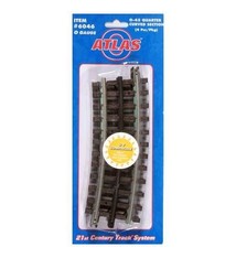 ATLAS ATO-6046	 - 	ATLAS-O O-45 1/4 CURVE 4pcs