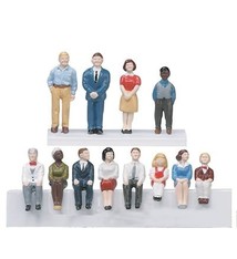 3011029	 - 	30-11029 PASSENGER FIGURES 12 PCS SET#2