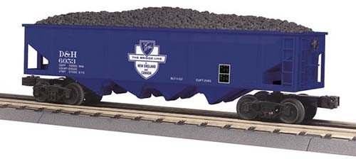 MTH - RailKing 3075439	 - 	HOPPER DELAWARE & HUDSON 4 bay