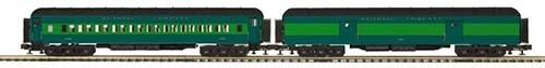 MTH - RailKing 20-44031 2-Car Madison Baggage/Coach Set