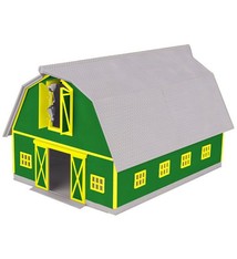 MTH - RailKing 3090406	 - 	Barn Green w/Yellow Trim