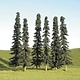 BACHMANN CONIFER TREES - 6 PACK - 5"-6"