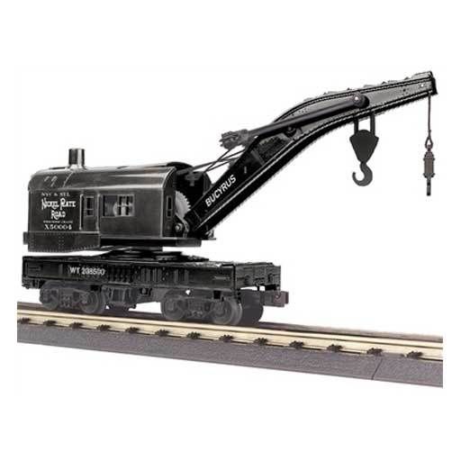 MTH - RailKing 3079436	 - 	CRANE CAR NICKEL PLATE ROAD