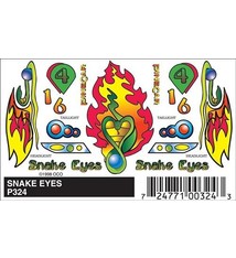 PINECAR 324	 - 	PINECAR DECALS SNAKE EYS