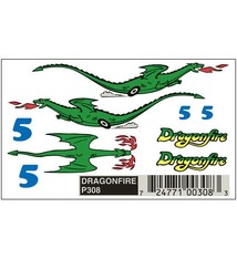PINECAR 308	 - 	PINECAR DRAGONFIRE DECALS
