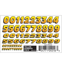 4016	 - 	PINECAR YELLOW NUMBERS