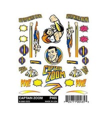 PINECAR 465	 - 	DECALS CAPTAIN ZOOM
