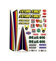 PINECAR 316	 - 	DECALS DRAG RACER