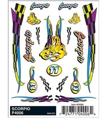 PINECAR 4006	 - 	DECALS SCORPIO