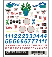 PINECAR 306	 - 	DECALS SPONSORS