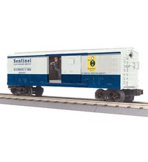 MTH - RailKing 3079379	 - 	BOX CAR B&O W/SIGNAL MAN