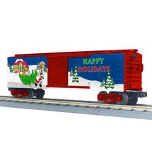MTH - RailKing 3074605	 - 	BOX CAR HAPPY HOLIDAYS 2010