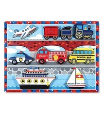 Melissa & Doug CHUNKY PUZZLE - VEHICLES