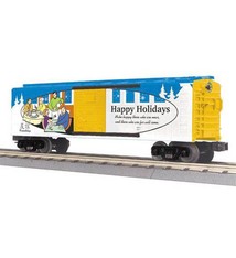 MTH - RailKing 3074824	 - 	BOX CAR HAPPY HOLIDAYS 2015