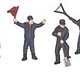 MTH - RailKing 3011055	 - 	RAILROAD EMPLOYEES 12 PCS