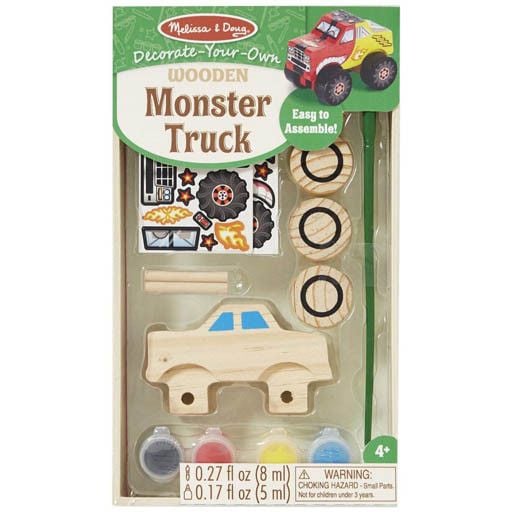 Melissa & Doug WOODEN DYO PAINT - MONSTER TRUCK