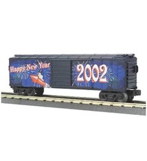 MTH - RailKing 307490	 - 	BOX CAR NEW YEARS 2002