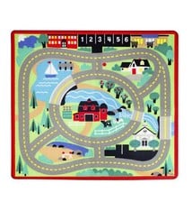 Melissa & Doug ROUND THE TOWN ROAD RUG & CAR SET
