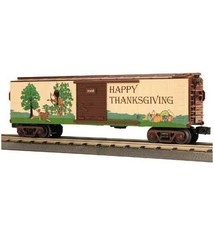 MTH - RailKing 3074495	 - 	BOX CAR THANKSGIVING 2008